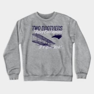 Two Brothers Flying Contraptions Crewneck Sweatshirt